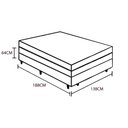 Ver imagem 5 de Cama Box Baú Casal Blindado Suede + Colchão Casal Espuma Extra Firme D33 Elegance Ortopédico 64x138x