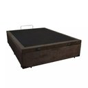 Ver imagem 3 de Cama Box Baú Casal Blindado Suede + Colchão Casal Espuma Extra Firme D33 Elegance Ortopédico 64x138x