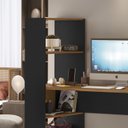 Ver imagem 3 de Mesa Office Nt 2105 - Freijó / Preto - Notável