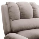 Ver imagem 5 de Poltrona Para Leitura Reclinável suede bege claro Sion