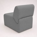 Ver imagem 4 de Poltrona Decorativa Zoe Orgânica para Sala Recepção Hall Moderna Minimalista Luxo Linho Premium Easy