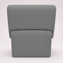 Ver imagem 5 de Poltrona Decorativa Zoe Orgânica para Sala Recepção Hall Moderna Minimalista Luxo Linho Premium Easy