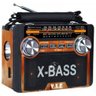 Rádio Bluetooth Caixa de Som Led com Lanterna Am FM Sw USB Sd Portátil Retro Recarregavel Bivolt - 1