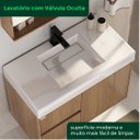Ver imagem 3 de Conjunto Nicole 78 cm com Lavatório e Espelheira - Fabribam Gabinetes