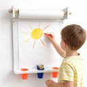 Ver imagem 1 de Lousa Infantil Branca – Painel Educativo para Desenho e Pintura