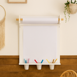 Lousa Infantil Branca – Painel Educativo para Desenho e Pintura - 5