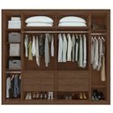 Ver imagem 2 de Guarda-Roupa casal 6 portas Imperatore- Lopas - Imbuia Clean