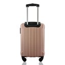 Ver imagem 4 de Mala de Bordo 10kg Viagem Rodas 360 Rígida Abs Cadeado Segredo Gladiador A1mb:rose Gold