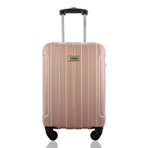 Mala de Bordo 10kg Viagem Rodas 360 Rígida Abs Cadeado Segredo Gladiador A1mb:rose Gold