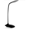 Luminária de Mesa Abajur Touch com 21 LEDs Preto Luxo Articulavel Flexivel para Estudos e Bancada - 1