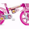 Bicicletinha Infantil Menina Aro 12 Flower Nathor + Capacete - 4