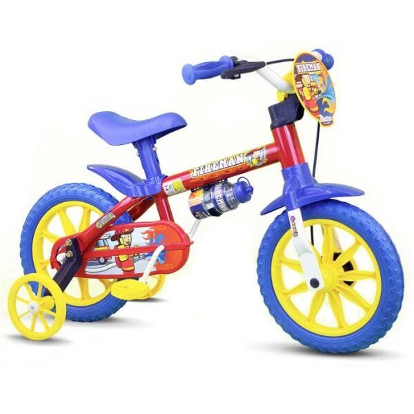 Triciclo aro 12 Infantil Menina Nathor Charm