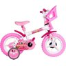Bicicleta Infantil 3 a 5 Anos Aro 12 Menina Menino Princesinhas com Roda - 3