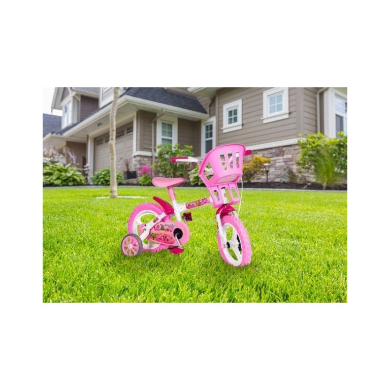 Bicicleta Infantil 3 a 5 Anos Aro 12 Menina Menino Princesinhas com Roda