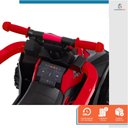 Ver imagem 4 de Mini Quadriciclo Infantil Passeio com Empurrador Luz e Som Vermelho