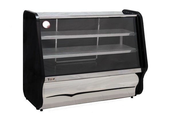 Balcão Refrigerado Preto Black Mercadinho Expositor Padaria 120 Cm 127v