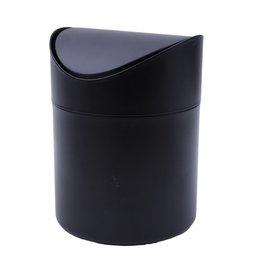 Lixeira para Pia Preta 12cm - 1