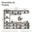 Ver imagem 3 de Armário de Cozinha Completa 260 Cm Suspenso Nice Madesa 14 Crema