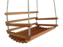 Ver imagem 2 de Balanço Gangorra Infantil Madeira Selada 50x40 Suporta100 Kg
