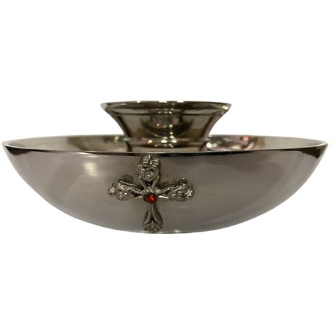 Âmbula Cibório Duas Espécies Estanho Comunhão Eucarístico