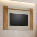 Ver imagem 2 de Painel Tv 55 Pol Extensível até 180cm Lana Nature/off Flex L06 - Mpozenato