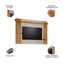 Ver imagem 3 de Painel Tv 55 Pol Extensível até 180cm Lana Nature/off Flex L06 - Mpozenato