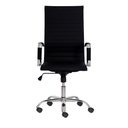 Ver imagem 3 de Kit 2 Cadeiras Escritório Stripes Presidente Pu Preta