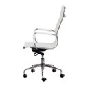 Ver imagem 4 de Kit 2 Cadeiras Escritório Stripes Presidente Pu Branco