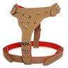 Coleira Peitoral para Pitbull Rottweiler peitoral de couro Tophub - Marrom - M - 3