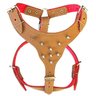 Coleira Peitoral para Pitbull Rottweiler peitoral de couro Tophub - Marrom - M - 2