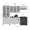 Ver imagem 3 de Cozinha Completa 4 Peças em MDF Bari