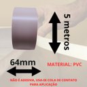 Ver imagem 3 de Fita de Borda Pvc Mdf Rosa Milk Shake Guararapes 64mm X 5m Acabamento Moveis