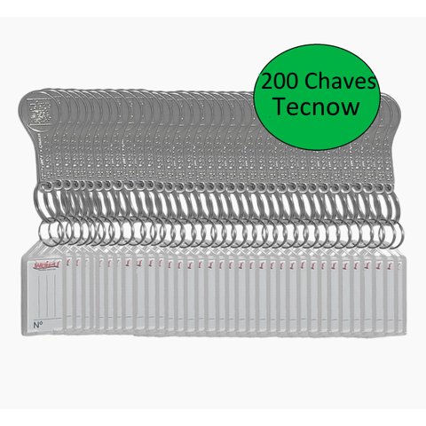200 Chaves de Travas P/ Carrinho de Compras Condomínio Tecnow