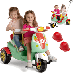 Carrinho Duo Color 2 Lugares Calesita de Passeio e Pedal Moto - 1