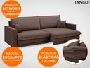 Ver imagem 6 de Sofá Tango 2,40M Sem Caixa, Retrátil e Reclinável Velosuede Chocolate - Netsofás