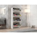 Ver imagem 3 de Sapateira Safira Branca 4 Gavetas