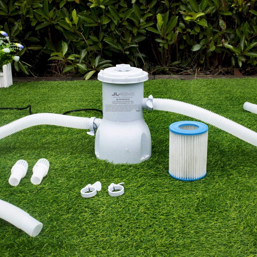 Bomba Filtro 1250l/h para Piscina Inflável e Estrutural + 2 Cartuchos Refil Vg Plus - 2