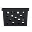 Ver imagem 3 de Kit Organizadores de Pastas Suspensas Dellocolor 3 Caixas Arquivos Pretas Porta Documentos