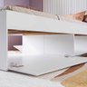 Cama de Solteiro com Armário e Escrivaninha Tokio Branco Cj070 Art In Móveis - 3