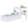 Cama de Solteiro com Armário e Escrivaninha Tokio Branco Cj070 Art In Móveis - 2