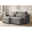 Ver imagem 3 de Sofá Baroni no Tecido Linho Modular com 2 Acentos e Conjunto de Almofadas Soltas e 1 Dispositivo Usb