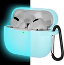 Ver imagem 1 de Lerobo Capa para Airpods Pro com Brilho Noturno e Carabiner (azul Brilhante)