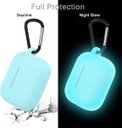 Ver imagem 7 de Lerobo Capa para Airpods Pro com Brilho Noturno e Carabiner (azul Brilhante)