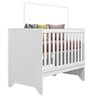 Berço Mini Cama Maya Branco Acetinado Móveis Canaã - 1
