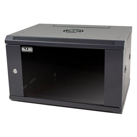 Rack Mini 19" Evus Ev-dw6406 6u X 600 X 450mm de Parede Preto