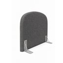 Ver imagem 6 de Cabeceira Queen 158cm Curva Estofada Bouclé Cama Box Fly:Cinza Escuro