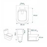 Assento Sanitário Deca 1.6gpf/6lpf Quadra, Piano, Polo Tampa P/ Vaso Loren Like Lorenzentti Sicmol - 5