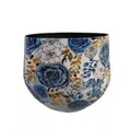 Ver imagem 1 de Vaso Decorativo em Metal Lammie Dutch Blue 28cm