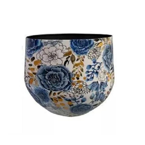 Vaso Decorativo em Metal Lammie Dutch Blue 28cm