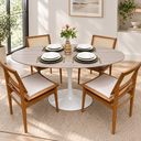 Ver imagem 1 de Mesa de Jantar Saarinen Oval 160x90cm - Caput